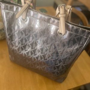 Michael Kors metallic handbag
